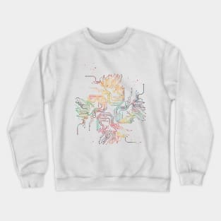 Circuit lines Crewneck Sweatshirt